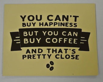 Fridge magnet for coffee lover