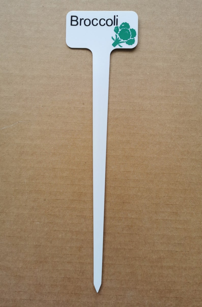 Vegetables Plant Labels plant Markers Plastic Labels Etsy