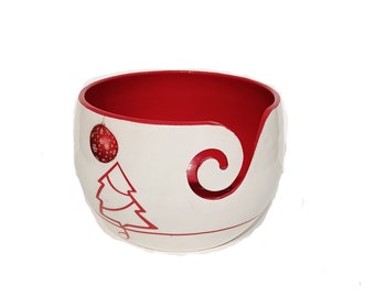 Christmas Aluminium Yarn Bowl 6x4