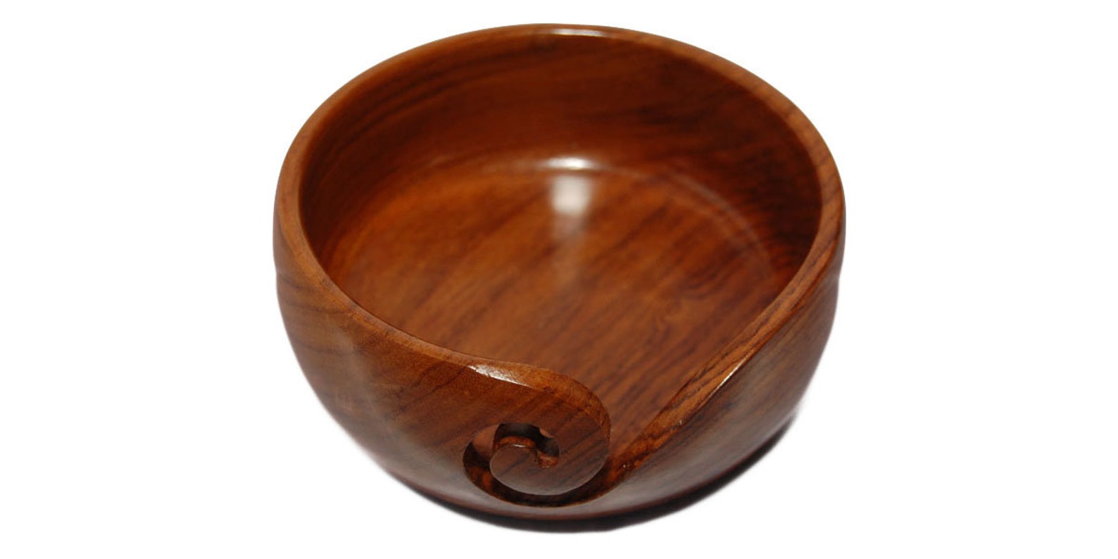 Sheesham Wood Yarn Bowl With Free Gifts Like Velvet Bag Tree Etsy