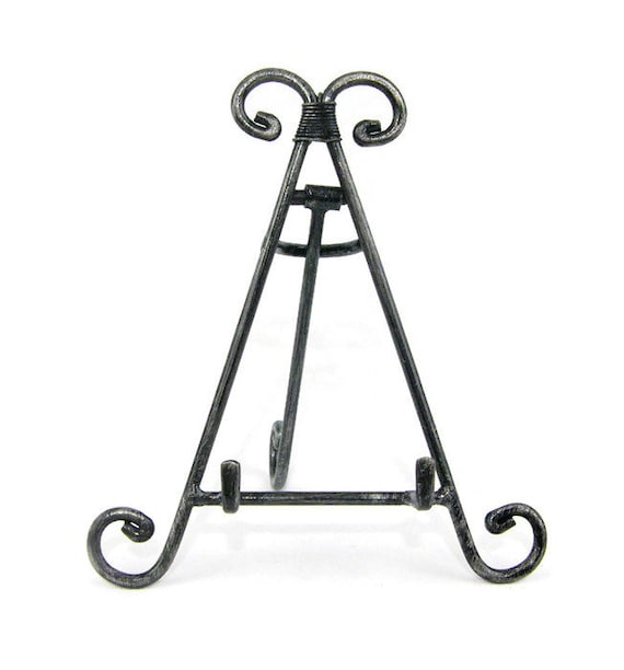 Small Wrought Iron Picture Stand Easel Amish Handmade in USA 