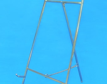 Decorative Brass Easel Display Stand, 16 inches high