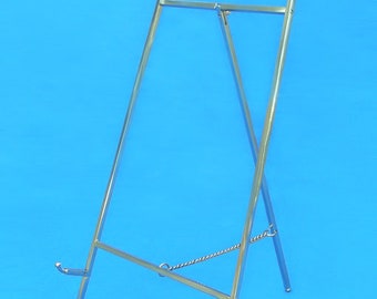 Decorative Brass Easel Display Stand, 16 inches high