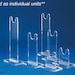 Rifle, Long Gun Display Stand, For Displays And Shows, Clear Acrylic; SOLD As SINGLE UNITS For Mixing Sizes. (usually Pick 2