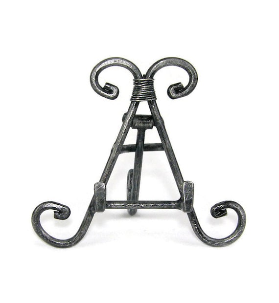 Plate Holder Stand Display 6 In Iron Easel Metal Frame Pictures Decorative 4 Pcs 