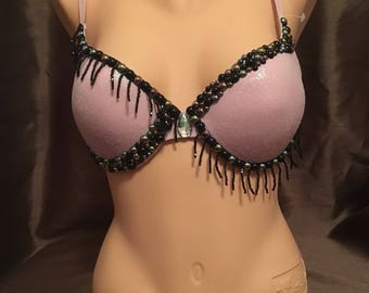 Lavender glitter bra