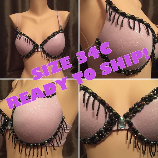 Glitter Bra Etsy
