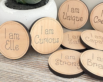 Pocket Tokens | Affirmations for Kids | Positive Affirmations | Gift for Kids | Confidence Builders | Emotional Tools for Kids | SEL Tool