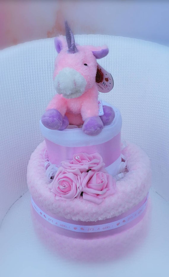 unicorn nappy cake