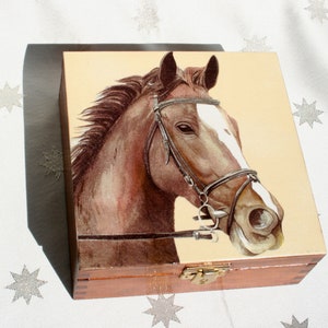 jewelry box horse, box for horse lover, jewelry storage, birthday gift for horse lovers image 4