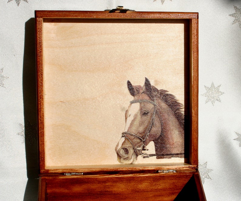 jewelry box horse, box for horse lover, jewelry storage, birthday gift for horse lovers image 3