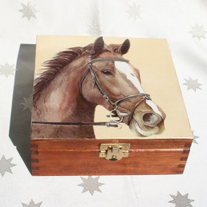 jewelry box horse, box for horse lover, jewelry storage, birthday gift for horse lovers image 1