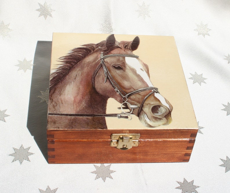 jewelry box horse, box for horse lover, jewelry storage, birthday gift for horse lovers image 1