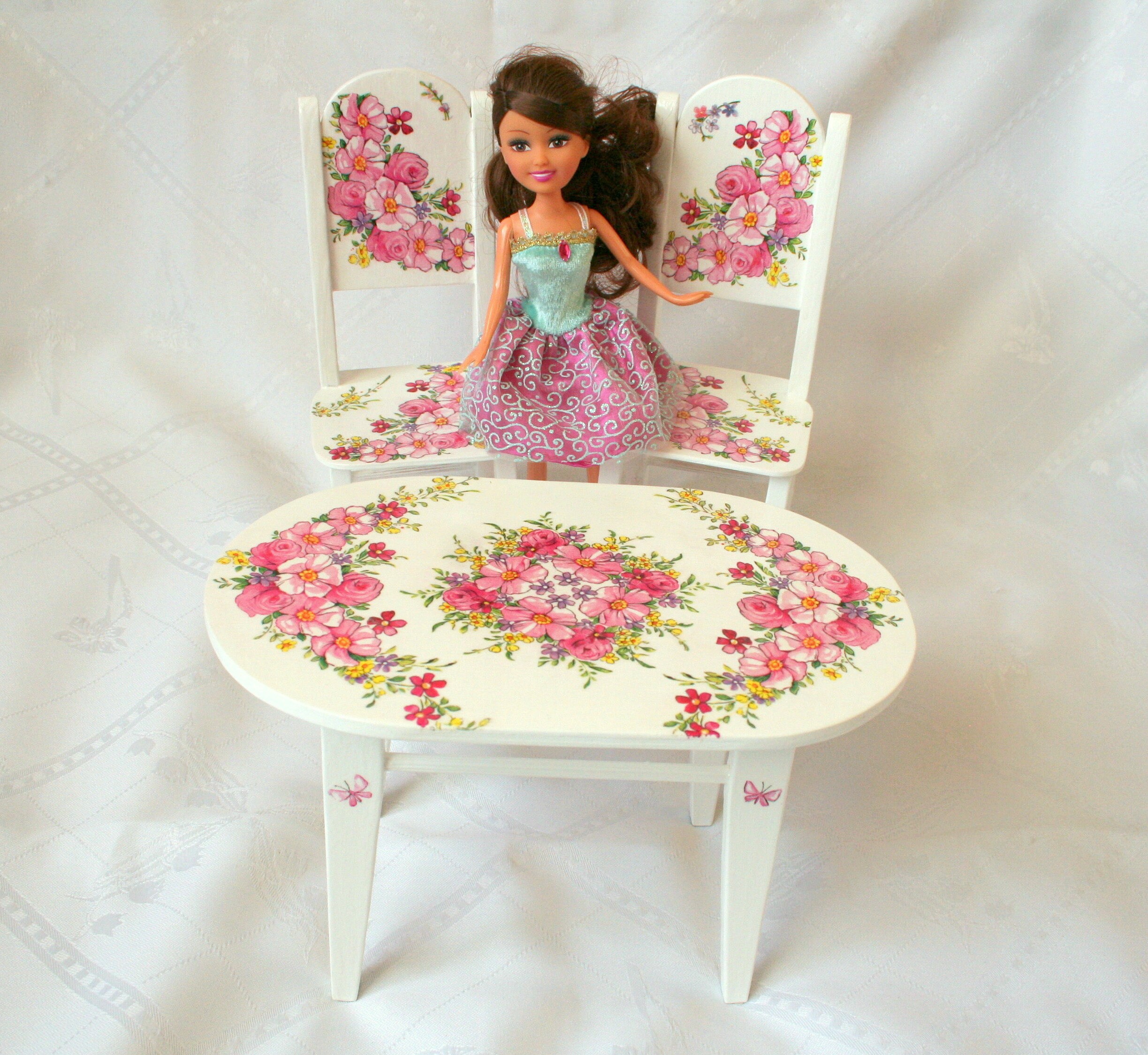 dollhouse furniture 16 scale dining / kitchen set for Etsy