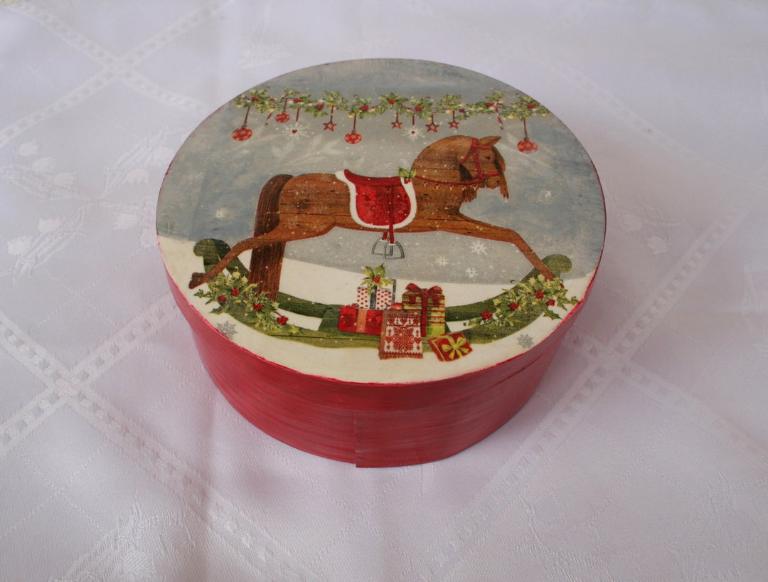 Box Rocking Horse Rocking Horse Box, Christmas Rocking Horse, Jewelry Box, Memories Box ...