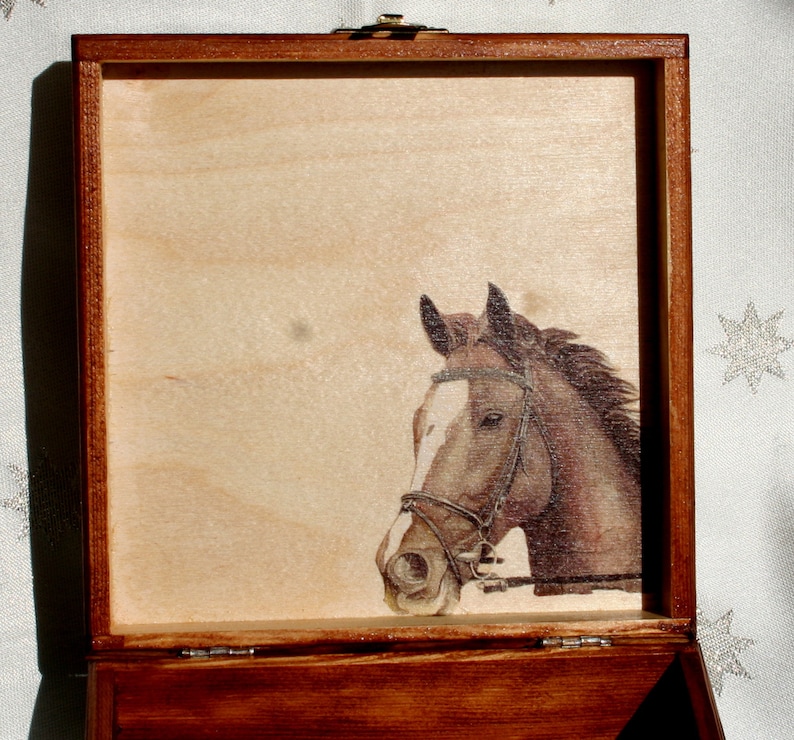 jewelry box horse, box for horse lover, jewelry storage, birthday gift for horse lovers image 7