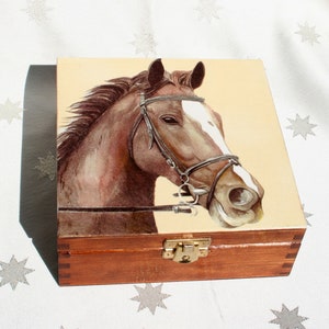 jewelry box horse, box for horse lover, jewelry storage, birthday gift for horse lovers image 5