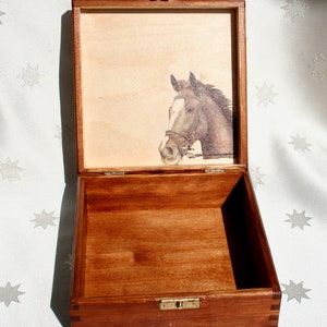 jewelry box horse, box for horse lover, jewelry storage, birthday gift for horse lovers image 6