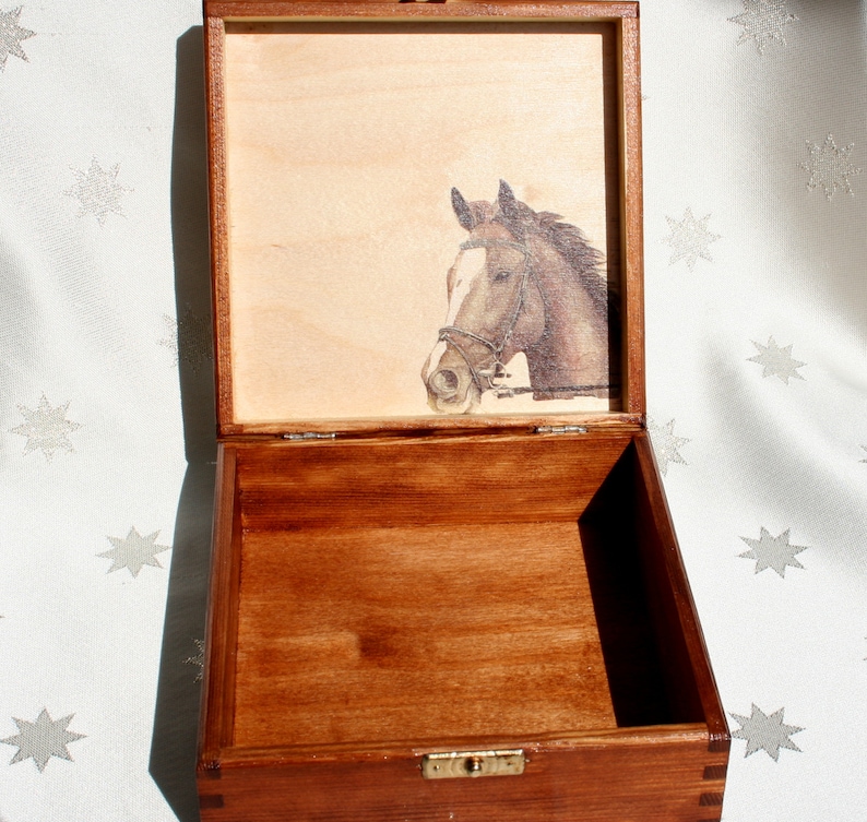 jewelry box horse, box for horse lover, jewelry storage, birthday gift for horse lovers image 6