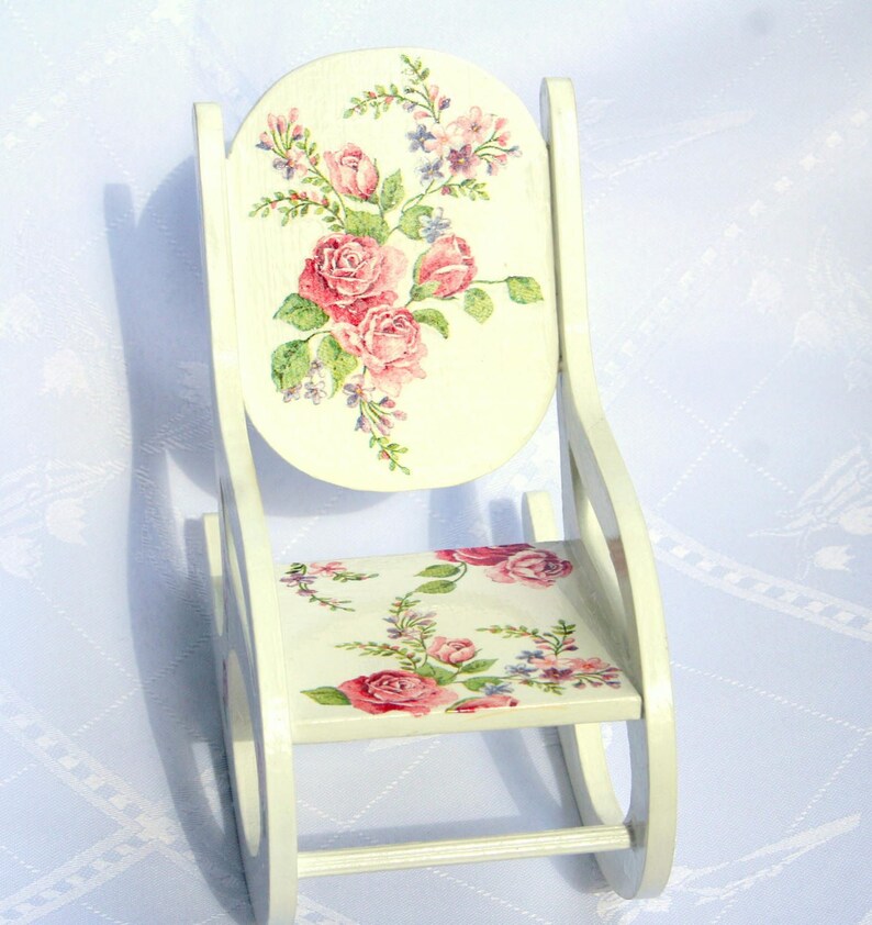 Rocking Chair for Doll 1:6 Scale Dollhouse Furniture Gift - Etsy