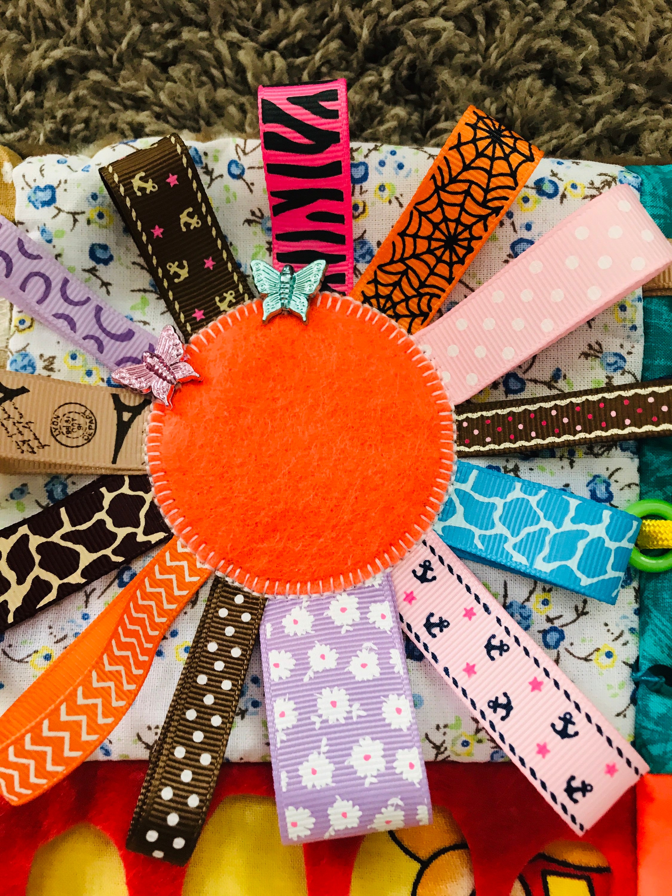 Sensory fidget blanket for dementia Alzheimers 15x20in free Etsy