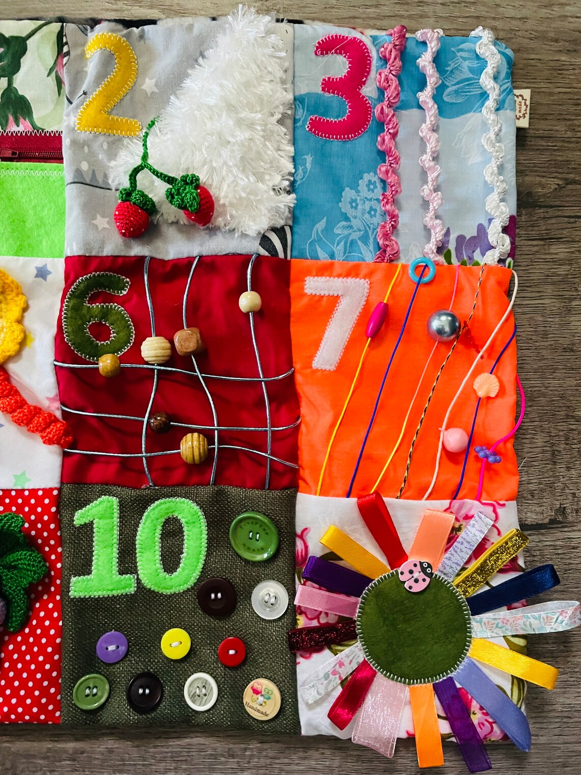 Fidget Sensory Blanket for Dementia Alzheimers 15x20 in FREE Etsy Canada