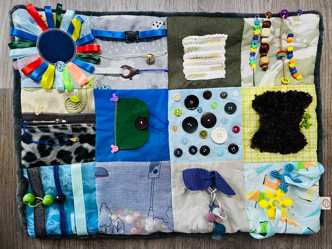 Fidget Sensory Blanket for Dementia Alzheimers 15x20in FREE Etsy Canada