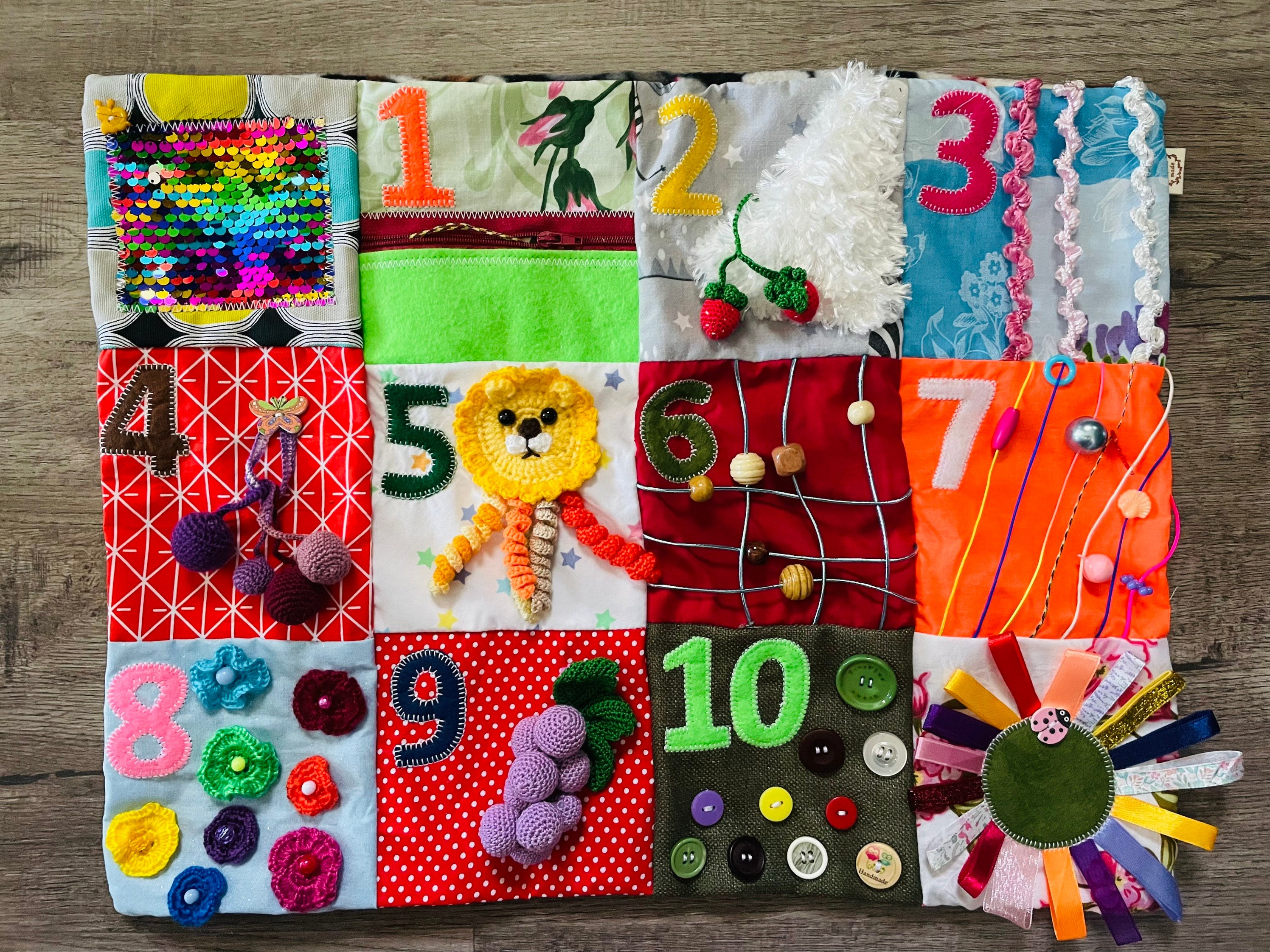 Sensory blanket outlet for dementia