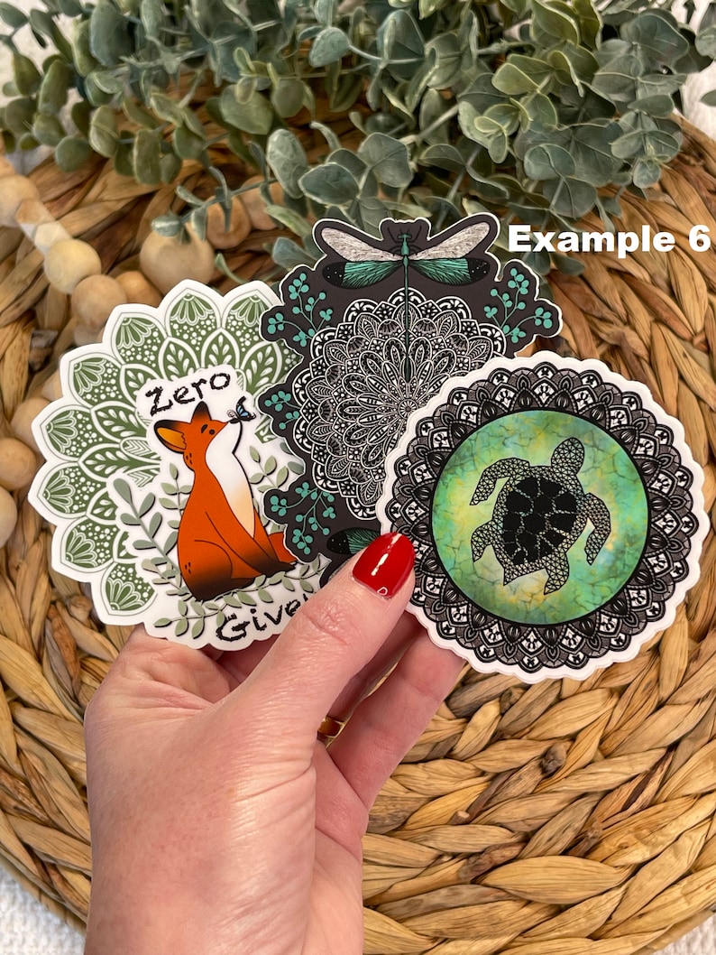 Build Your Own Sticker Pack Aesthetic, Any 3 or 5 Stickers, Create Your ...