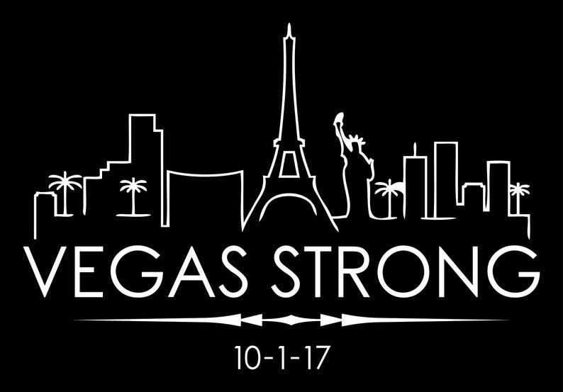 Vegas Strong Decal Vegas Strong Sticker Vegas Sticker Vegas - Etsy