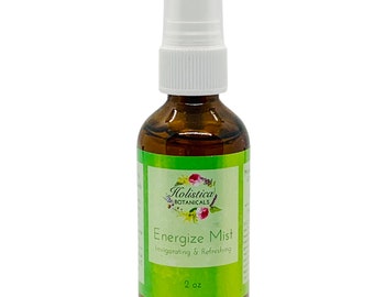 Energize Aromatherapy Mist, Pure Essential Oils, Aromatherapy Spray, Yoga Mat Spray