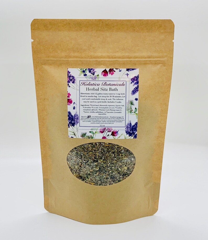 Organic Herbal After Delivery Bath, Herbal Sitz Bath, Postpartum Self