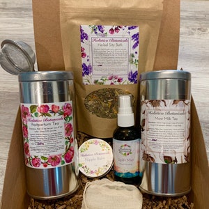 Postpartum Care Package, New Mom Self Care Gift Set, Organic Baby Shower gift, Delivery Gift Set for Mom