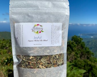 Gift for Tea Lover, Tea Gift, Organic Tea Gift, Gift for Hippie, Gift for Yogi, Gift for Crunchy Mom, Joyful Tea