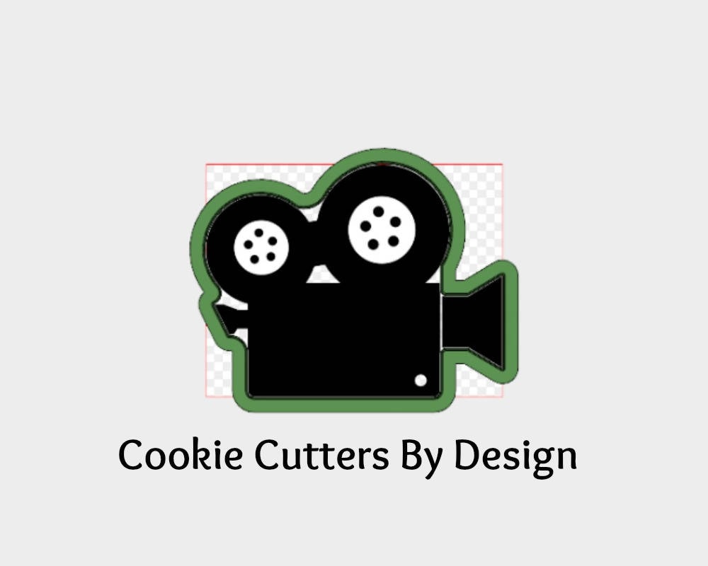 Camera Cookie Cutter / Movie Camera Cookie Cutter / Hollywood Etsy