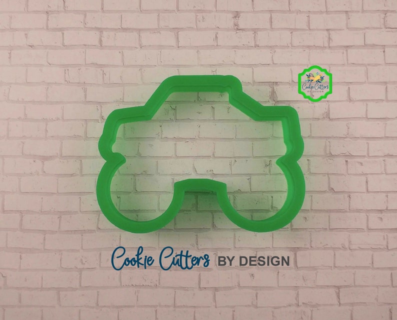 Monster Truck Cookie Cutters / Checkered Flag Cookie