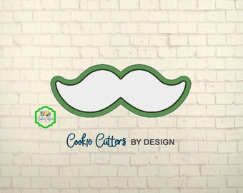 Mustache Cookie Cutter / Moustache Cookie Cutter / Father's Day / Baby Shower / Cookie Cutter / 3D Printed Cookie Cutters