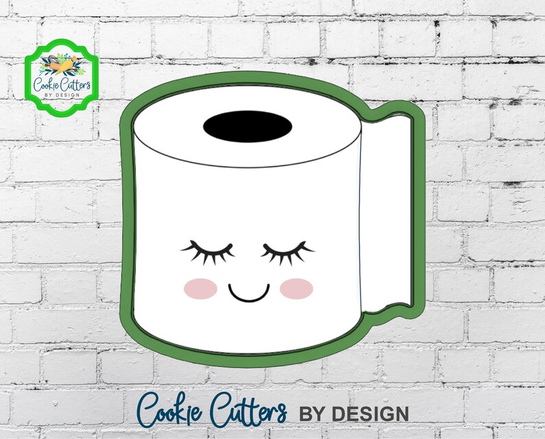 Toilet Paper Cookie Cutter Etsy