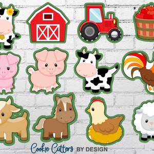 Fun at the Farm Cookie Cutters