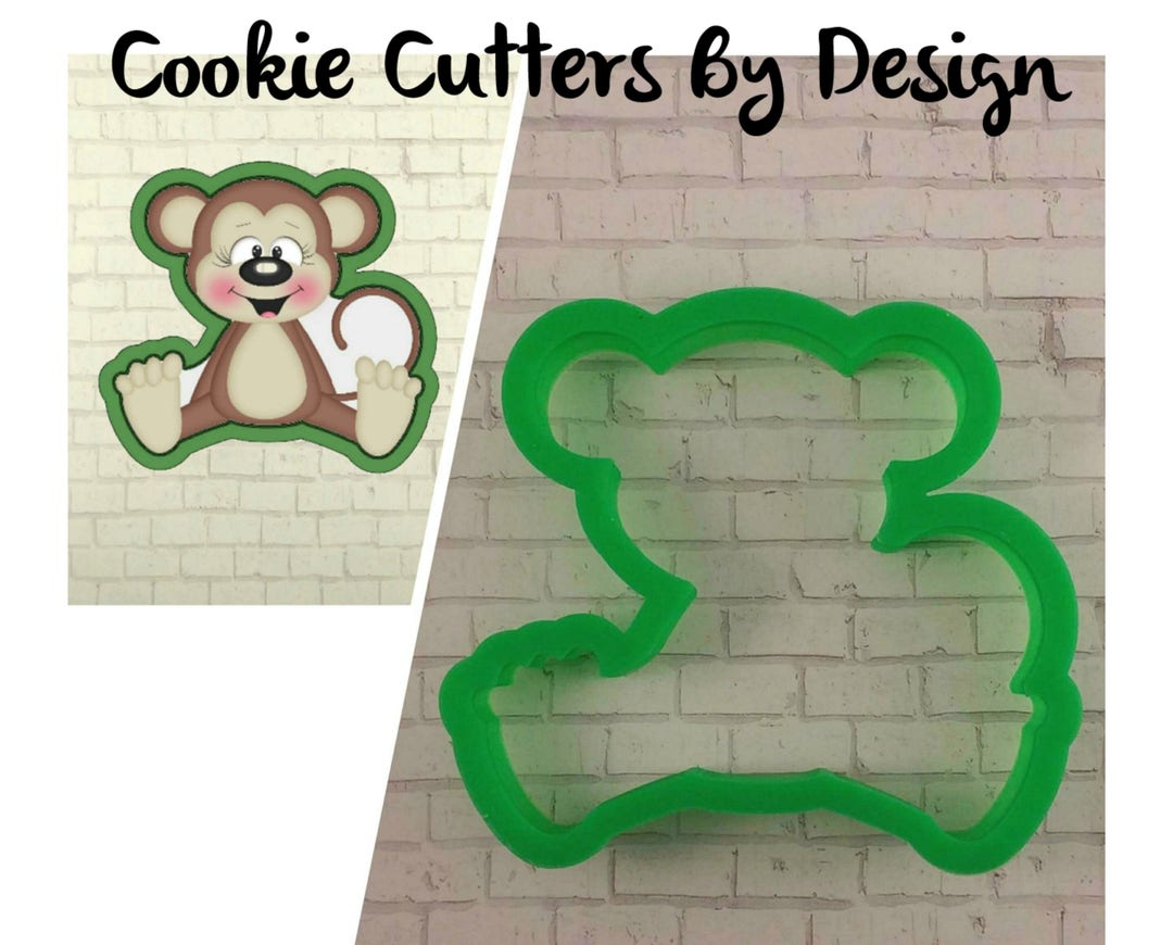 Monkey Cookie Cutter / Zoo Cookie Cutter / Animal Cookie Cutter