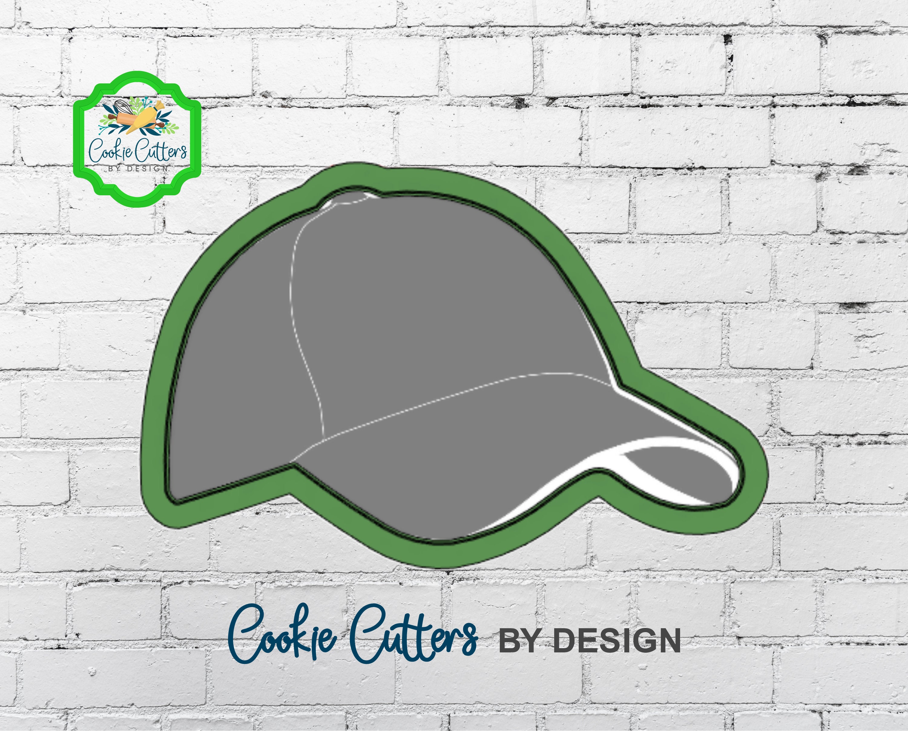 Baseball Cap Cookie Cutter 2 / Baseball Hat Etsy