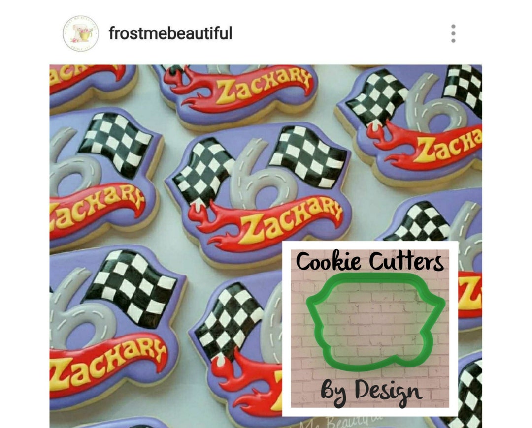 Checkered Flag Cookie Cutter Etsy