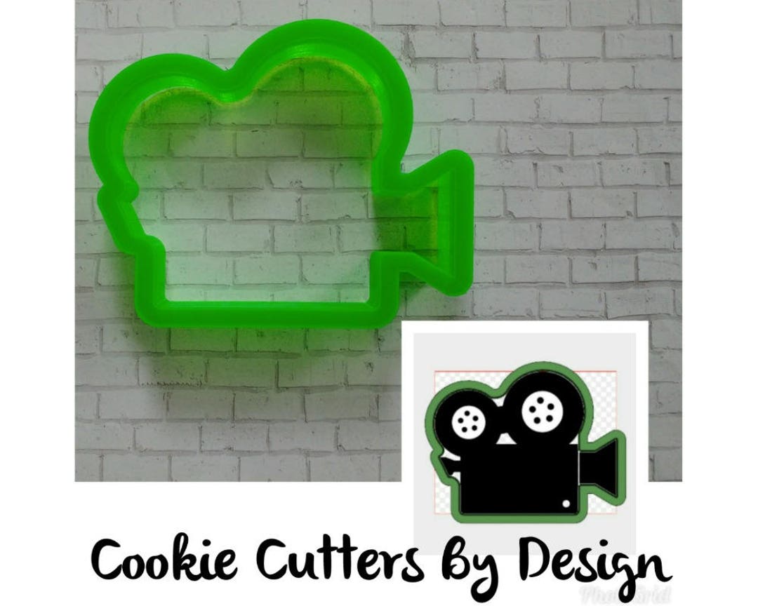 Camera Cookie Cutter / Movie Camera Cookie Cutter / Hollywood Etsy