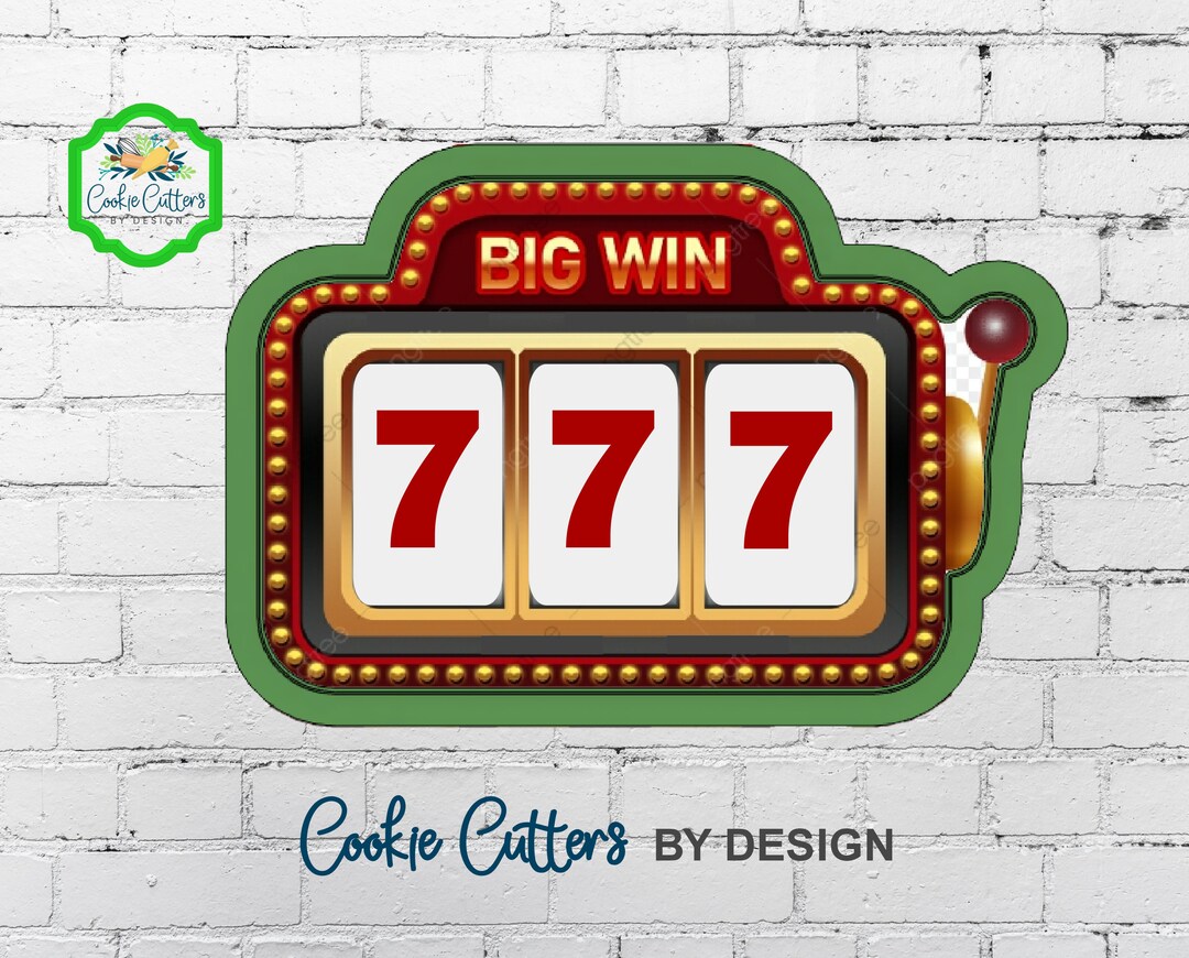 Slot Machine Cookie Cutter Etsy