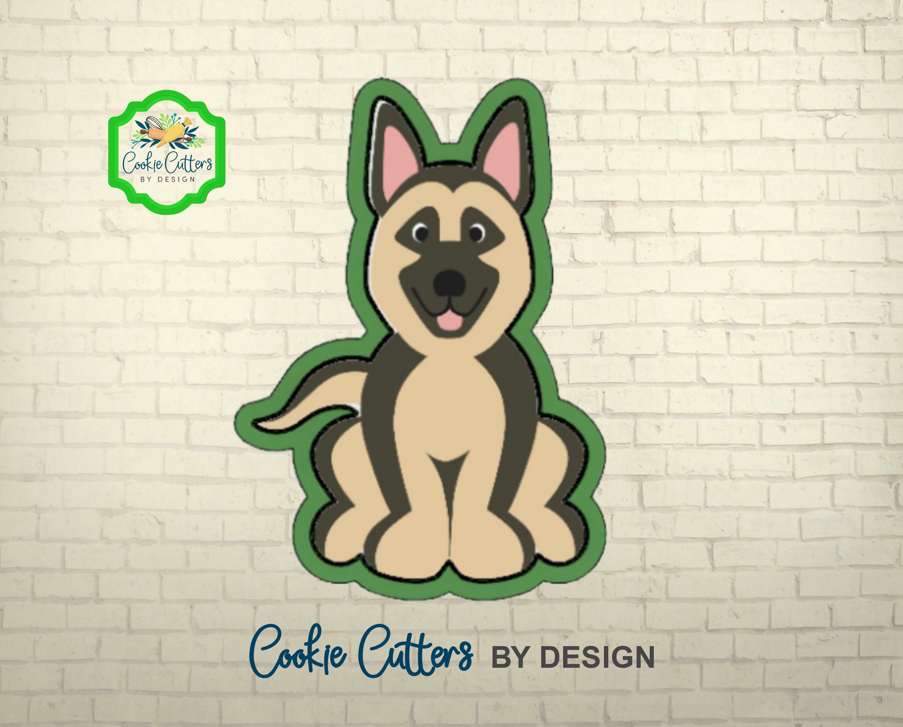 german shepherd cookie cutter