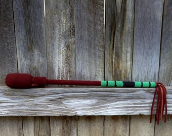 Cheyenne Drum Beater Authentic Native American Handmade Beaded Drum Beater Janet Whiteman