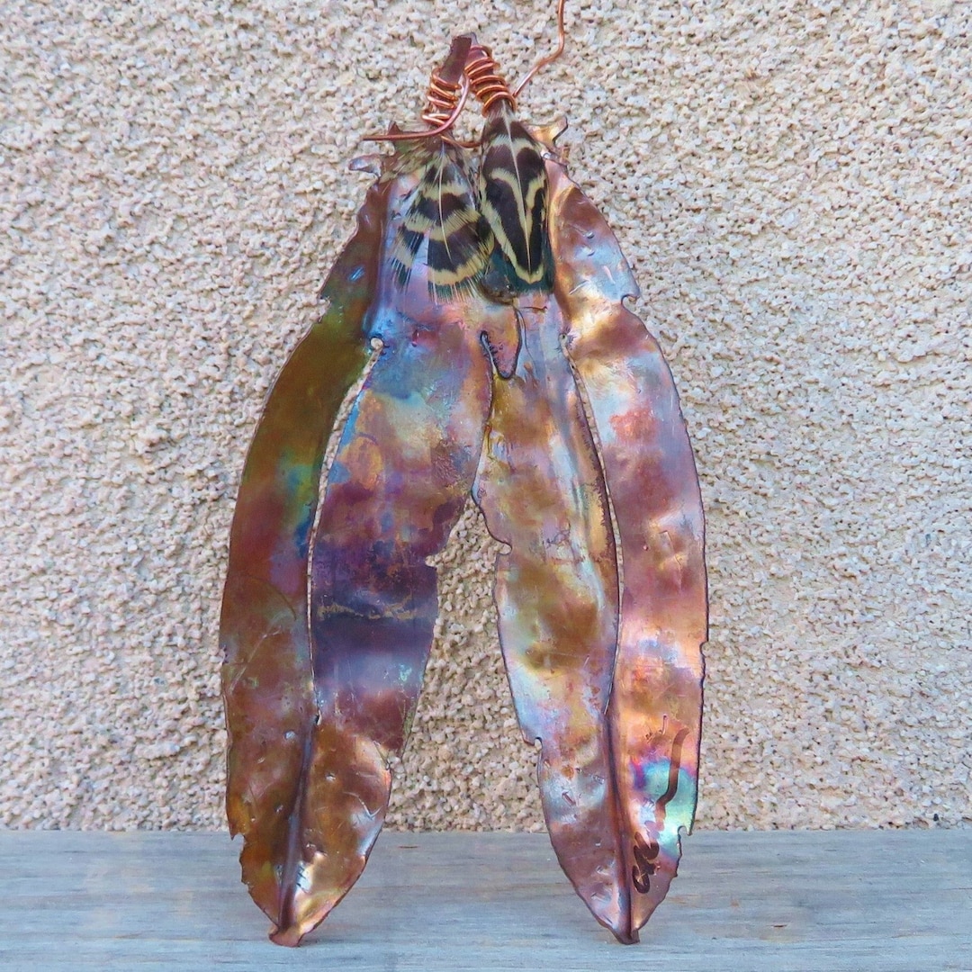 Native American Artauthentic Menominee Metal Wall Artfolded Etsy