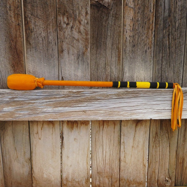 Cheyenne Drum Beater Authentic Native American Handmade Beaded Drum Beater Janet Whiteman