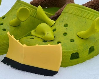 Snow Plow Croc Charm | V-Plow Shoe Attachment | Winter Crocs Accessory | Unique Shoe Add-On | Funny Crocs Decoration | Quirky Snow Gear