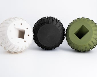 Cache-pot imprimé en 3D avec rangement caché – Jardinière secrète « Bellaria » | Décoration d'intérieur moderne